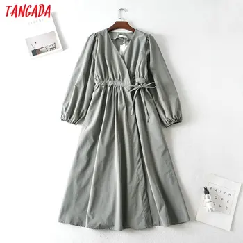 Tangada fashion women solid elegant A-line dress 2020 French Style Long Sleeve Ladies midi Dress with bow AI12
Tangada fashion women solid elegant A-line dress 2020 French Style Long Sleeve Ladies midi Dress with bow AI12