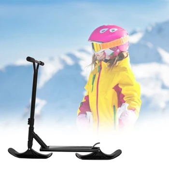 New 2Pcs Children Snow Scooter Ski Kids Skate Board Sled Scooter Winter Cycling Universal Sled Skiing Board Riding Scooter
New 2Pcs Children Snow Scooter Ski Kids Skate Board Sled Scooter Winter Cycling Universal Sled Skiing Board Riding Scooter