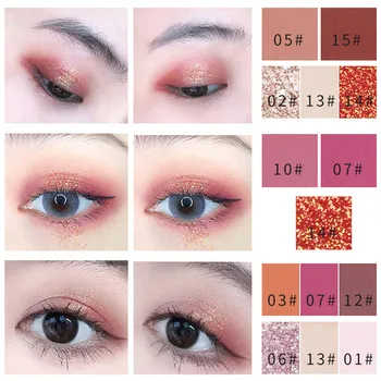 16 Colors Waterproof Eyeshadow Cosmetic Nude Shining Glitter Eyeshadow Palette Shimmer Matte Long Lasting Makeup Powder Pigment
16 Colors Waterproof Eyeshadow Cosmetic Nude Shining Glitter Eyeshadow Palette Shimmer Matte Long Lasting Makeup Powder Pigment