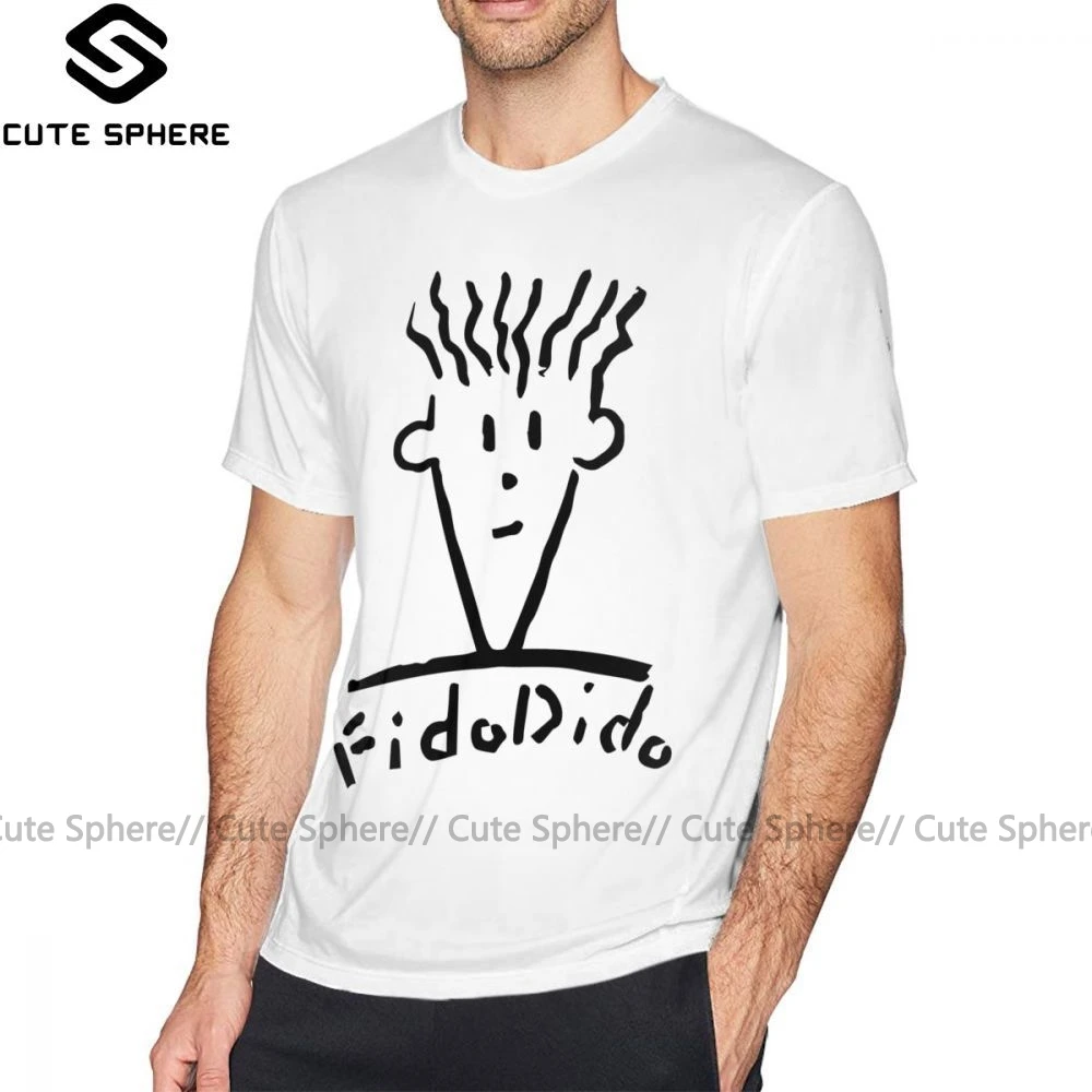 Футболка Fido Dido мужская с коротким рукавом базовая тенниска графическим принтом