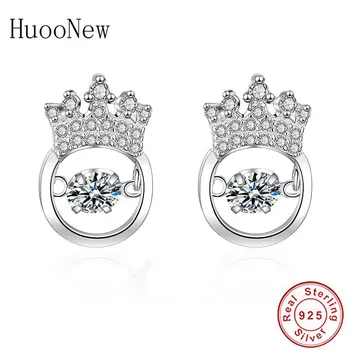 HuooNew 925 Sterling Silver Crown Clear Zirconia Crystal Stone Stud Earrings Women's Children Girl Wedding Christmas Brinco 2018
HuooNew 925 Sterling Silver Crown Clear Zirconia Crystal Stone Stud Earrings Women's Children Girl Wedding Christmas Brinco 2018