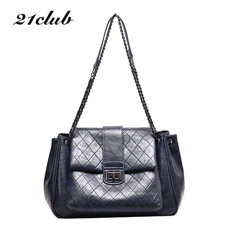 21CLUB Brand Fashion Large capacity Chains Diamond lattice Ladies Totes Shopping Working Solid Color Women handbag Shoulder Bags
21CLUB Brand Fashion Large capacity Chains Diamond lattice Ladies Totes Shopping Working Solid Color Women handbag Shoulder Bags