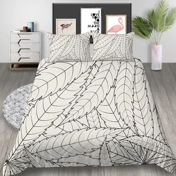 Thumbedding Leaves Bedding Set Single Creative Classic King Size Duvet Cover Beige Queen Twin Full Double Single Bed Set
Thumbedding Leaves Bedding Set Single Creative Classic King Size Duvet Cover Beige Queen Twin Full Double Single Bed Set