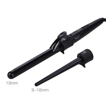 Hair Curler 19mm with Interchangeable Ultra-Thin Curling Wands for Small Curls with Temperature Adjusted Dual Voltage 30
Hair Curler 19mm with Interchangeable Ultra-Thin Curling Wands for Small Curls with Temperature Adjusted Dual Voltage 30