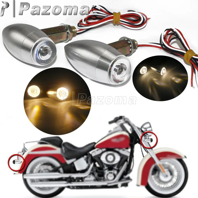 1 Pair Retro Bullet Black Motorcycle LED Turn Signal Light Running Lamp Aluminum Amber Blinkers Flashers for Harley Honda Yamaha
1 Pair Retro Bullet Black Motorcycle LED Turn Signal Light Running Lamp Aluminum Amber Blinkers Flashers for Harley Honda Yamaha
