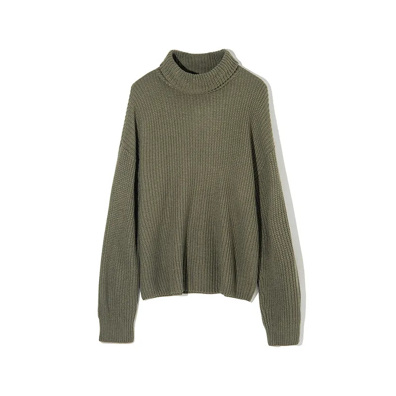 2020 autumn and winter new loose high-neck ladies sweater pullover sweater with knitted all-match trendy sweater
2020 autumn and winter new loose high-neck ladies sweater pullover sweater with knitted all-match trendy sweater