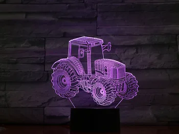 Tractor 3D Lamp Visual Light Effect Battery Operated Pretty Decorative for Table Usb Led Night Light Lamp Colorful with Remote
Tractor 3D Lamp Visual Light Effect Battery Operated Pretty Decorative for Table Usb Led Night Light Lamp Colorful with Remote
