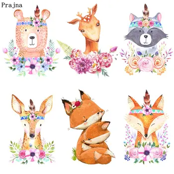 Prajna Jungle Animal Cartoon Iron On Transfers Vynil Heat Transfer Thermal Patches For Clothing Fox Deer Bear Ironing Stickers
Prajna Jungle Animal Cartoon Iron On Transfers Vynil Heat Transfer Thermal Patches For Clothing Fox Deer Bear Ironing Stickers