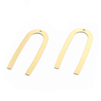 40pcs Raw Brass Geometry Charms U shaped Charms pendant For Handmade Earrings Jewelry Accessories Making 27*13mm
40pcs Raw Brass Geometry Charms U shaped Charms pendant For Handmade Earrings Jewelry Accessories Making 27*13mm