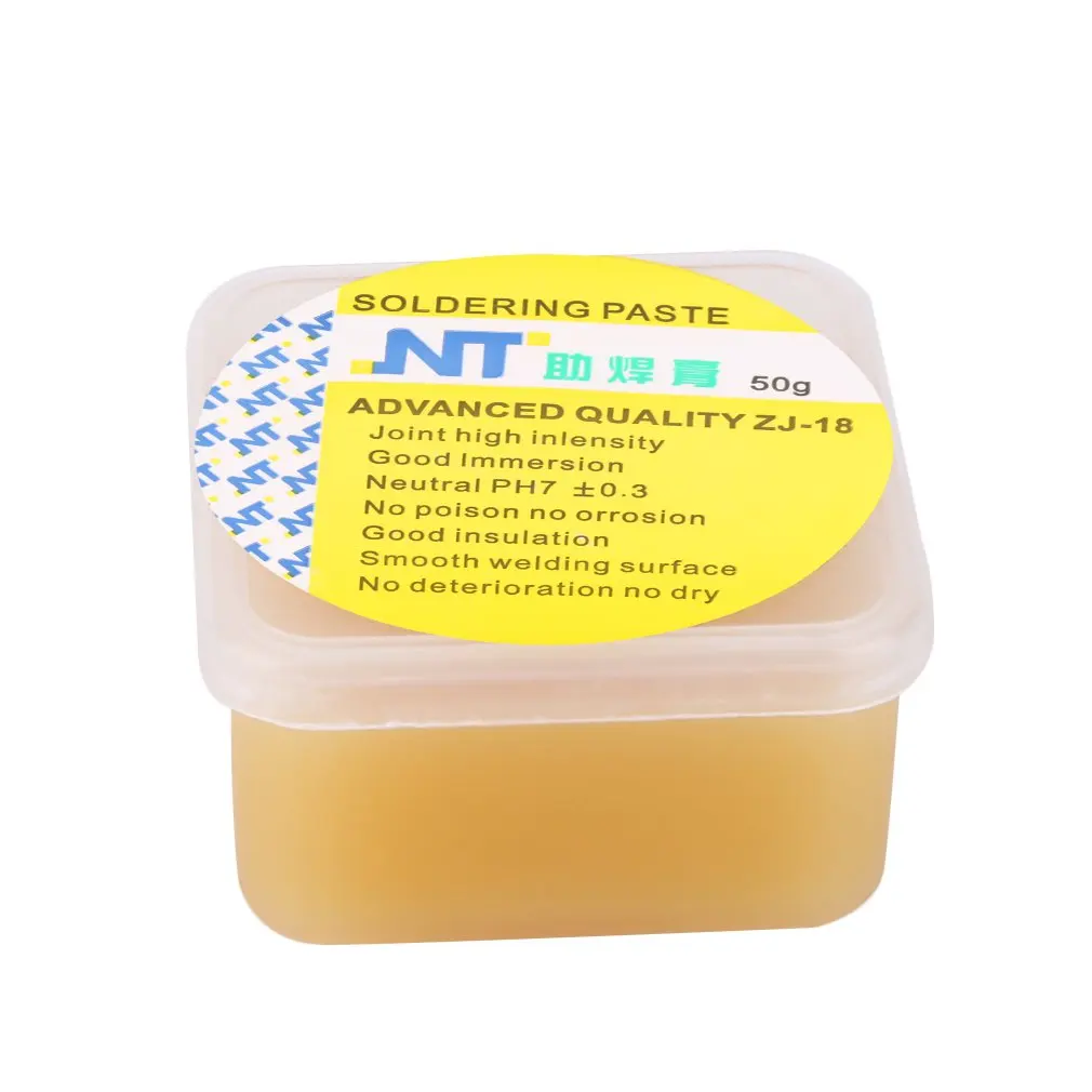 50g Rosin Soldering Flux Paste Solder Welding Grease Cream for Phone PCB Teaching Resources Dropshipping
50g Rosin Soldering Flux Paste Solder Welding Grease Cream for Phone PCB Teaching Resources Dropshipping