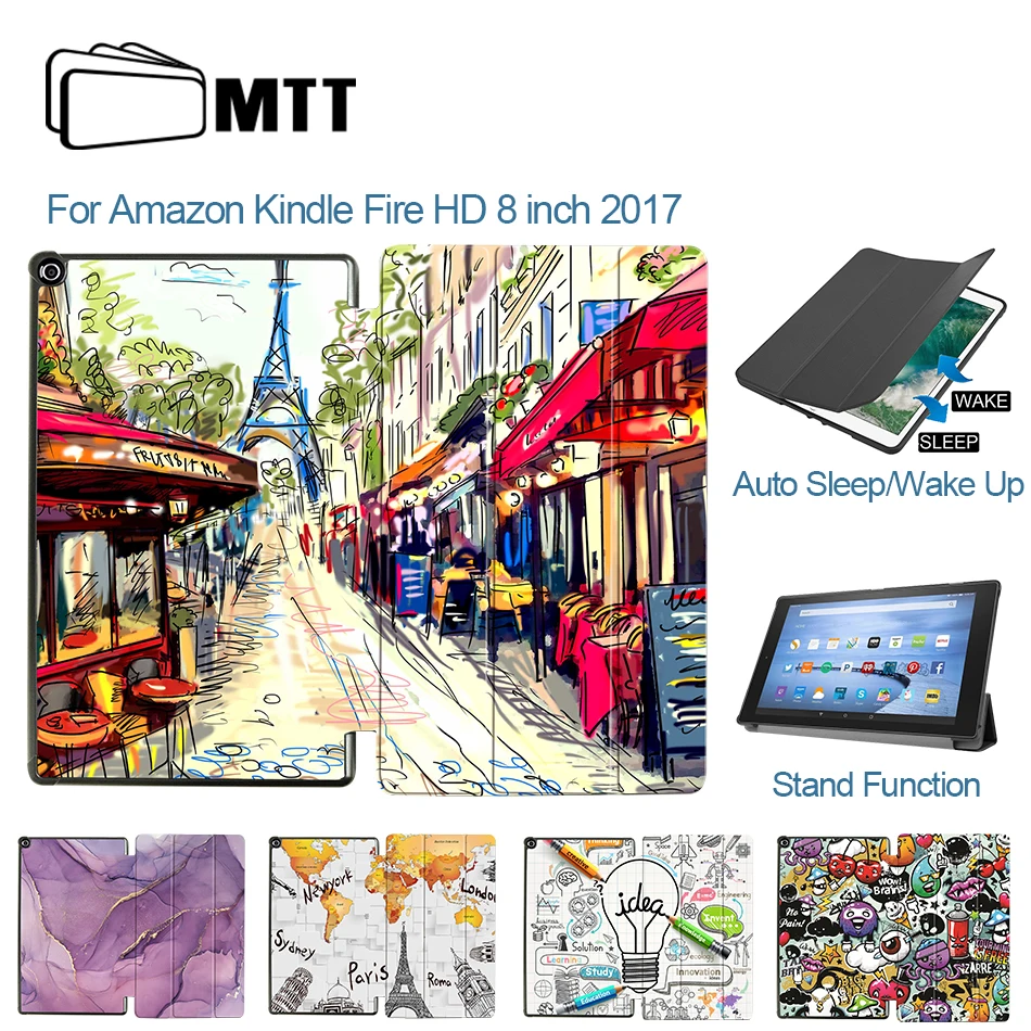 MTT 2017 Tablet Case For Amazon Kindle Fire HD 8 inch 7th Generation PU Leather Flip Stand Smart Cover Protective Funda
MTT 2017 Tablet Case For Amazon Kindle Fire HD 8 inch 7th Generation PU Leather Flip Stand Smart Cover Protective Funda