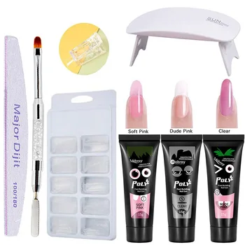 1 Set Poly Nail Extention Gel Kit Anself Colors Poly Gel 3Nail Lamp False Nail Tips Kit Nail Extension Set Gel Nail Builder Kit
1 Set Poly Nail Extention Gel Kit Anself Colors Poly Gel 3Nail Lamp False Nail Tips Kit Nail Extension Set Gel Nail Builder Kit