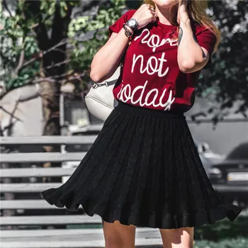 ZCWXM New 2020 Women Knitting Mini Skirt Autumn Winter Vintage Fashion Ladies Pleated Ruffles Skater Skirt Female SK0416
ZCWXM New 2020 Women Knitting Mini Skirt Autumn Winter Vintage Fashion Ladies Pleated Ruffles Skater Skirt Female SK0416