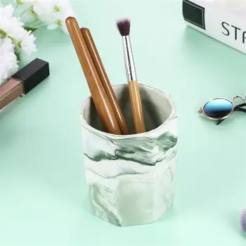 Marbling Pen Holder Octangular Ceramic Makeup Brush Container Desktop Organizer Pencil Holder
Marbling Pen Holder Octangular Ceramic Makeup Brush Container Desktop Organizer Pencil Holder