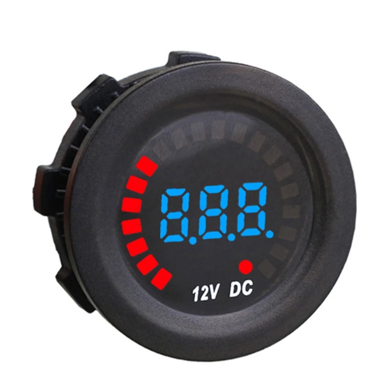 Dc 12v-60v Led Digital Round Voltage Volt Meter Display Voltmeter For Motorcycle Car
Dc 12v-60v Led Digital Round Voltage Volt Meter Display Voltmeter For Motorcycle Car