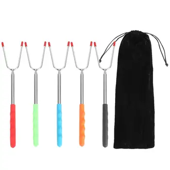 5pcs/set Durable Orange BBQ Forks Easy to Carry Hit Color Telescoping Barbecue Marshmallow Roasting Sticks Outdoor BBQ Fork
5pcs/set Durable Orange BBQ Forks Easy to Carry Hit Color Telescoping Barbecue Marshmallow Roasting Sticks Outdoor BBQ Fork