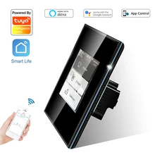 LCD Tuya WiFi Smart Wall Light Switch US Curtain Switch Alexa Google Home Voice Control with Touch LCD Screen 110/220V Optional
LCD Tuya WiFi Smart Wall Light Switch US Curtain Switch Alexa Google Home Voice Control with Touch LCD Screen 110/220V Optional