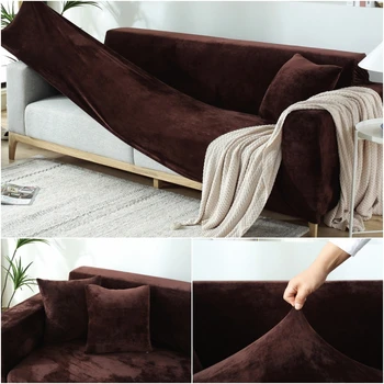 Claroom Solid Color Thick Velvet Universal Elastic Sofa Cover For Living Room Sofa Towel Slip-resistant Strech Slipcover
Claroom Solid Color Thick Velvet Universal Elastic Sofa Cover For Living Room Sofa Towel Slip-resistant Strech Slipcover