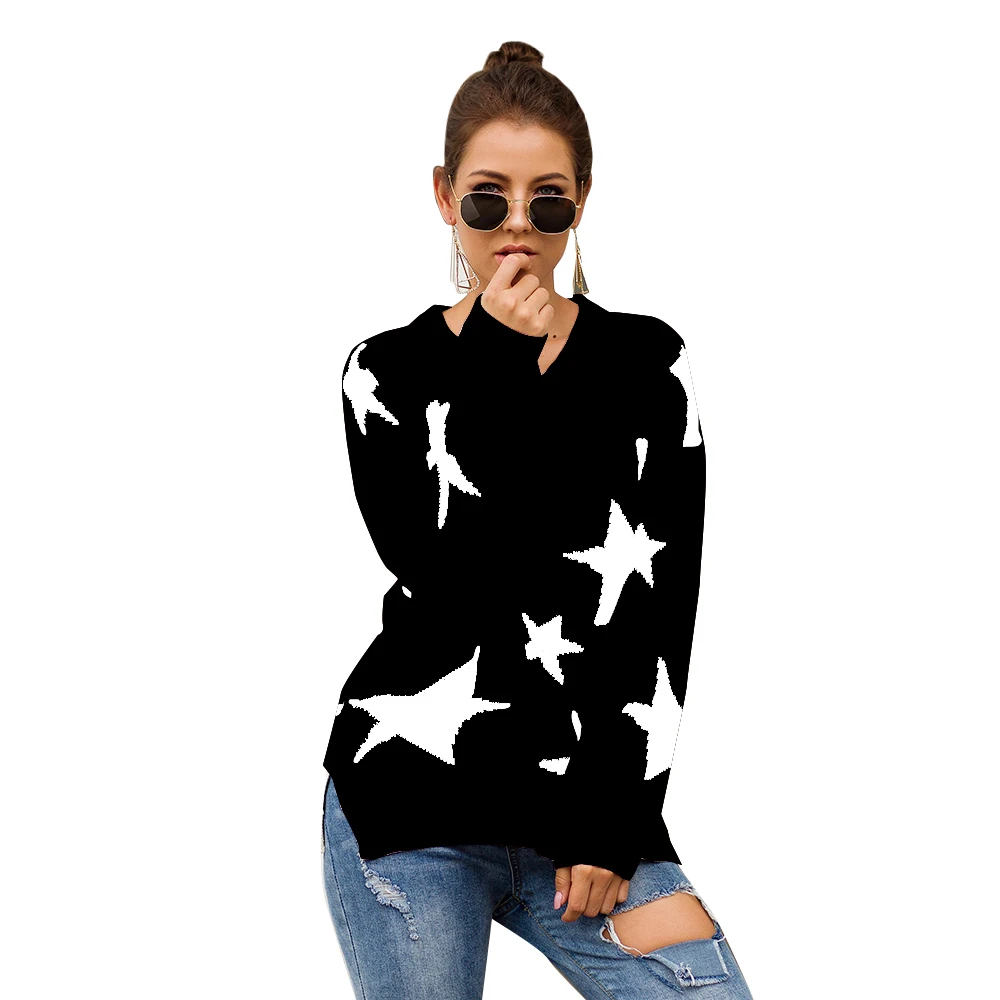 2019 Christmas Sweater Winter Clothes Women Female Sweaters and Pullovers Top Lazy Loose Girls Stars Sweater Knitted Casual Lady
2019 Christmas Sweater Winter Clothes Women Female Sweaters and Pullovers Top Lazy Loose Girls Stars Sweater Knitted Casual Lady