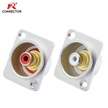 50pcs RCA Panel Mount Chassis Connector, Excellent quality, Silver RCA Female Socket, Red&White Colors Available
50pcs RCA Panel Mount Chassis Connector, Excellent quality, Silver RCA Female Socket, Red&White Colors Available