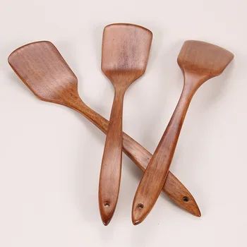 Solid Wood Spoons Spatula Chef Kitchen Utensils Cooking Health Long-handled Nonstick Special Wooden Shovel Cooking Tools
Solid Wood Spoons Spatula Chef Kitchen Utensils Cooking Health Long-handled Nonstick Special Wooden Shovel Cooking Tools