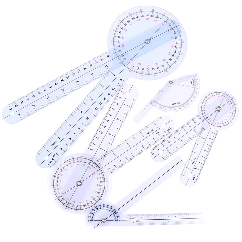 1Pcs New Medical Spinal Ruler Finger Goniometer Angle Protractor 12/8/6 Inch Ruler
1Pcs New Medical Spinal Ruler Finger Goniometer Angle Protractor 12/8/6 Inch Ruler