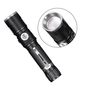 5000LM LED Flashlights UV Light Torch 5Modes Zoomable Blacklight 18650 Aluminum Flashlight Portable Torch Light
5000LM LED Flashlights UV Light Torch 5Modes Zoomable Blacklight 18650 Aluminum Flashlight Portable Torch Light