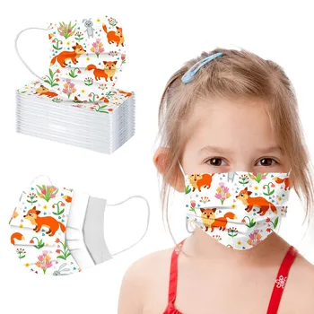Fast Delivery 50/100PC Print Mouth Masks Children's Mask Disposable Animal print Face Mask Bandage Industrial 3Ply Ear Loop
Fast Delivery 50/100PC Print Mouth Masks Children's Mask Disposable Animal print Face Mask Bandage Industrial 3Ply Ear Loop