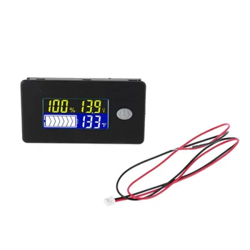 New Arrival High Quality 12V 24V 36V 48V Battery Capacity Indicator LCD Voltmeter Temperature Meter
New Arrival High Quality 12V 24V 36V 48V Battery Capacity Indicator LCD Voltmeter Temperature Meter