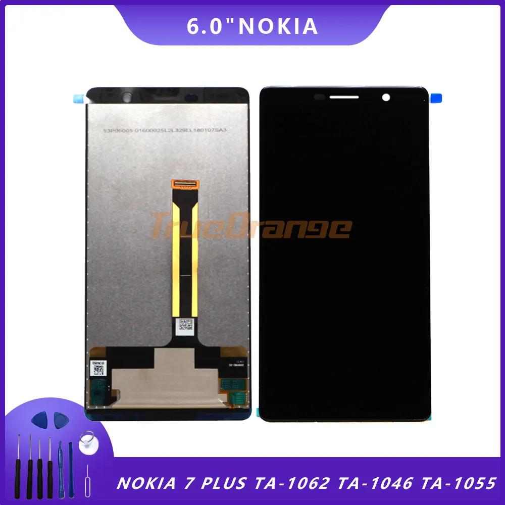 6'' Black LCD For Nokia 7 Plus LCD Display With Touch Screen Digitizer Assembly TA-1046 TA-1055 TA-1062 lcd Free Shipping
6'' Black LCD For Nokia 7 Plus LCD Display With Touch Screen Digitizer Assembly TA-1046 TA-1055 TA-1062 lcd Free Shipping