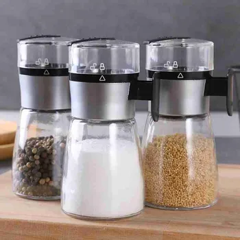 1pc Grinder Manual Salt Shaker Seasoning Pot Home Salt Spreader Push-type Salt Control Bottle Kitchen Tools Grinder Manual Salt
1pc Grinder Manual Salt Shaker Seasoning Pot Home Salt Spreader Push-type Salt Control Bottle Kitchen Tools Grinder Manual Salt