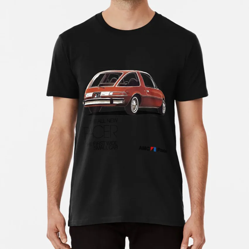 Фото Футболка Amc Pacer X американский мотор Company Gremlin автомобиль День отца Waynes World | Мужская