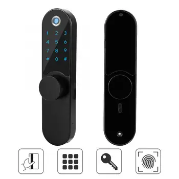 Multi-functional Smart Fingerprint Password Card Key Bluetooth App Security Door Lock
Multi-functional Smart Fingerprint Password Card Key Bluetooth App Security Door Lock