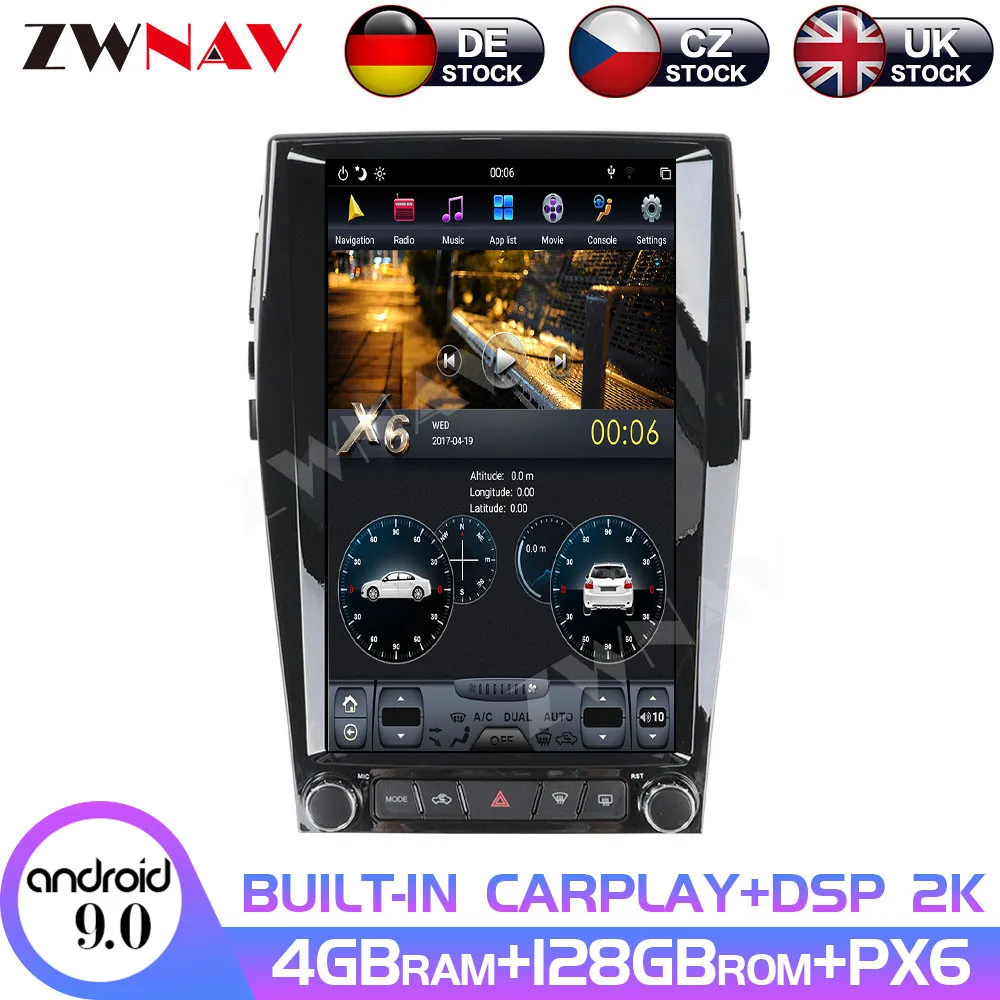 13.6" Carplay DSP Android 9 128GB PX6 esla Screen Radio Car Multimedia Player Stereo GPS Navigation For Ford Edge 2015 - 2020
13.6" Carplay DSP Android 9 128GB PX6 esla Screen Radio Car Multimedia Player Stereo GPS Navigation For Ford Edge 2015 - 2020