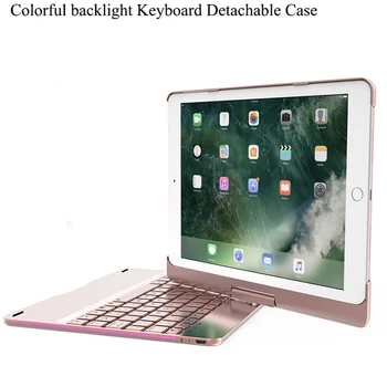 Rotate Keyboard Case For iPad 2018 9.7'' Colorful Backlight Wireless Bluetooth Keyboard Cover For iPad 2017 Air 2 1 Fundas
Rotate Keyboard Case For iPad 2018 9.7'' Colorful Backlight Wireless Bluetooth Keyboard Cover For iPad 2017 Air 2 1 Fundas