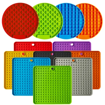 Pet Dog Feeding Food Bowl Silicone Dog Feeding Lick Pad Dog Slow Feeder Treat Dispensing Mat For Dogs Cats Slow Food Bowls
Pet Dog Feeding Food Bowl Silicone Dog Feeding Lick Pad Dog Slow Feeder Treat Dispensing Mat For Dogs Cats Slow Food Bowls