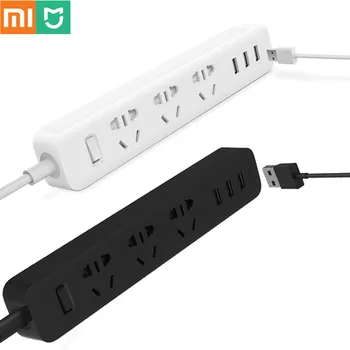 XiaoMi Mijia 3 USB Port Fast Charging 2.1A USB Smart Power Socket Power Strip Charger Portable Strip Plug Adapter for Phone H25
XiaoMi Mijia 3 USB Port Fast Charging 2.1A USB Smart Power Socket Power Strip Charger Portable Strip Plug Adapter for Phone H25