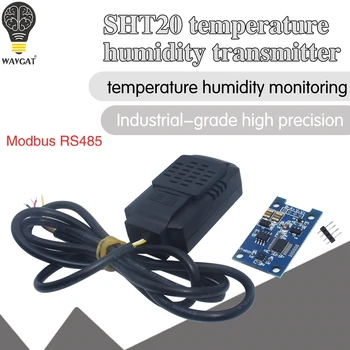 SHT20 Temperature Humidity Sensor Industrial Grade High Precision Temperature Humidity Transmitter Monitoring Sensor Modbus RS48
SHT20 Temperature Humidity Sensor Industrial Grade High Precision Temperature Humidity Transmitter Monitoring Sensor Modbus RS48