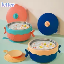 Baby Sucker Feeding Insulated Bowl Stainless Steel Food Insulation Bowl Water Injection Thermos Cup Kids Dishes Tableware Set
Baby Sucker Feeding Insulated Bowl Stainless Steel Food Insulation Bowl Water Injection Thermos Cup Kids Dishes Tableware Set