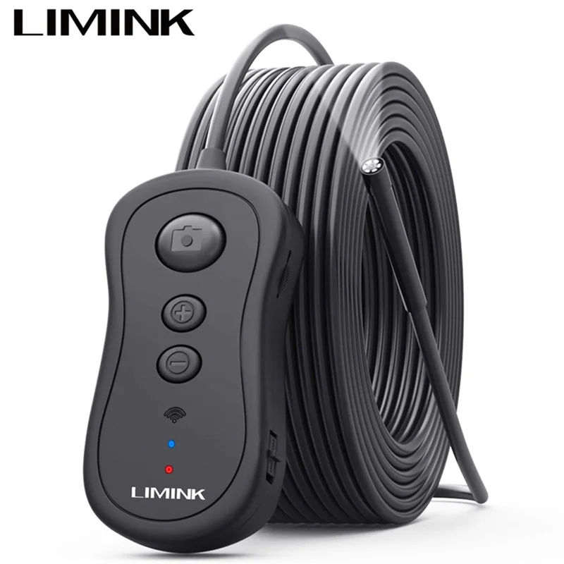 LIMINK WiFi Borescope with IP67 Waterproof 1080P HD Inspection Wireless Endoscope Camerafor Snake Camera for Android and iOS
LIMINK WiFi Borescope with IP67 Waterproof 1080P HD Inspection Wireless Endoscope Camerafor Snake Camera for Android and iOS