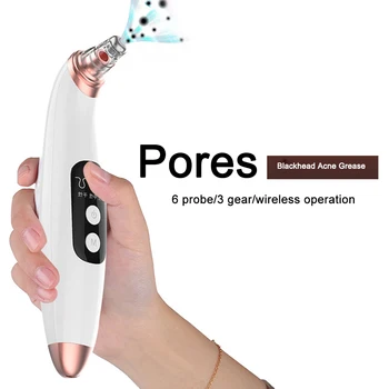 Point Noir Blackhead Vacuum Extractor Tool Recharge Electric Acne Remover Black Spots Pore Cleaner Skin Care Facial Pore Cleaner
Point Noir Blackhead Vacuum Extractor Tool Recharge Electric Acne Remover Black Spots Pore Cleaner Skin Care Facial Pore Cleaner