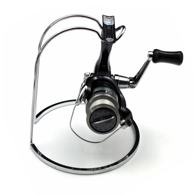 Fishing Gear Stand Carp Fishing Reel Holder Reel Rack Fish Shelf Fishing Reel Stainless Steel Spinning Tackle Display 
Fishing Gear Stand Carp Fishing Reel Holder Reel Rack Fish Shelf Fishing Reel Stainless Steel Spinning Tackle Display