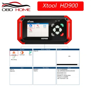 OBD2 Car accessories Original XTOOL HD900 Eobd2 OBD2 CAN BUS Auto Heavy Duty Diagnostic Scanner Code Reader HD900 Code Reader
OBD2 Car accessories Original XTOOL HD900 Eobd2 OBD2 CAN BUS Auto Heavy Duty Diagnostic Scanner Code Reader HD900 Code Reader