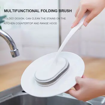 Long Handle Cleaning Brush Dishwashing Brush Washing Pot Brush Non-stick Oil Cleaning Brush Decontamination Brush Folding
Long Handle Cleaning Brush Dishwashing Brush Washing Pot Brush Non-stick Oil Cleaning Brush Decontamination Brush Folding