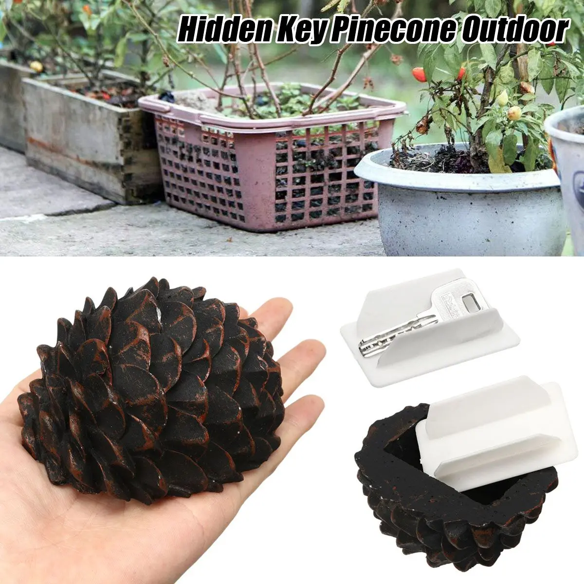 Pinecone Outdoor Garden Key Safe Box Fake Rock Artificial Stone Hide Keys Safety Storage Box For Home RV Key Safes
Pinecone Outdoor Garden Key Safe Box Fake Rock Artificial Stone Hide Keys Safety Storage Box For Home RV Key Safes