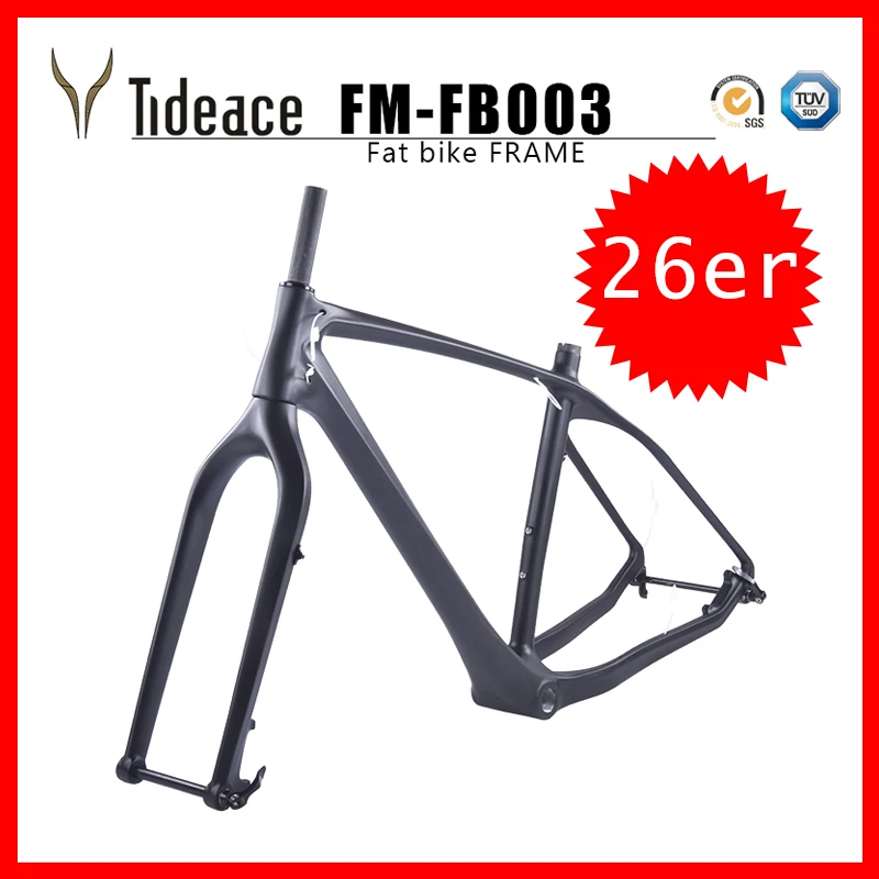 New 26er Carbon fat bike frame with fork 16'' 18'' 20'' custom paint max 5.0 tires carbon snow bike frameset snow bicycle frames
New 26er Carbon fat bike frame with fork 16'' 18'' 20'' custom paint max 5.0 tires carbon snow bike frameset snow bicycle frames