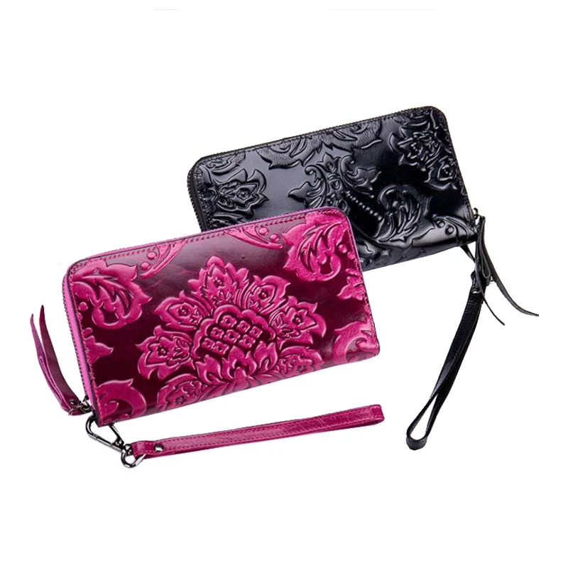 Western Cow Leather Carved Print Long Women Wallet Fashion Genuine Leather Women Coins Purse
Western Cow Leather Carved Print Long Women Wallet Fashion Genuine Leather Women Coins Purse