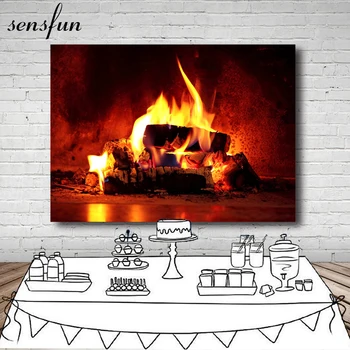 Photography Background Winter Fireplace Wood Fire Flame Exuberant Christmas Party Decor Baby Photo Backdrop For Photo Studio
Photography Background Winter Fireplace Wood Fire Flame Exuberant Christmas Party Decor Baby Photo Backdrop For Photo Studio