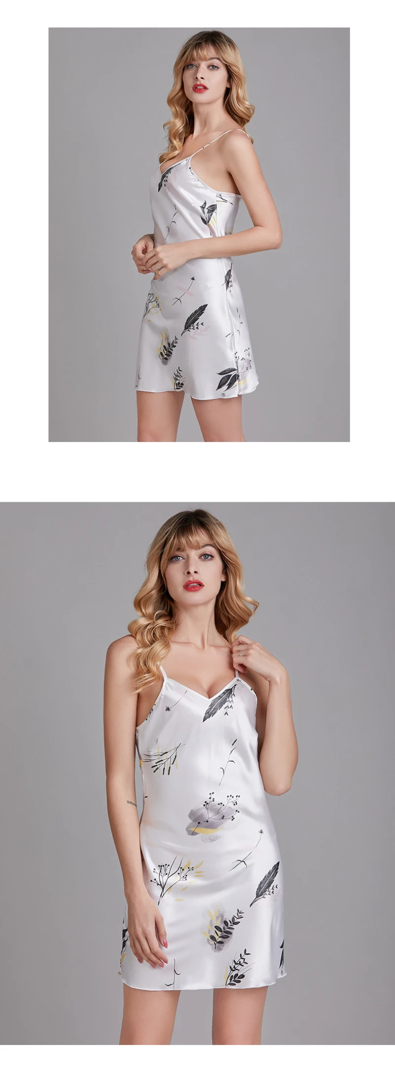 NG0420 2020 New Fashion Satin Silk Sleepwear Women Sexy Sleeveless Summer Nightdress Ladies Nightgown Sleepshirt Women Nightwear NG0420 2020 New Fashion Satin Silk Sleepwear Women Sexy Sleeveless Summer Nightdress Ladies Nightgown Sleepshirt Women Nightwear