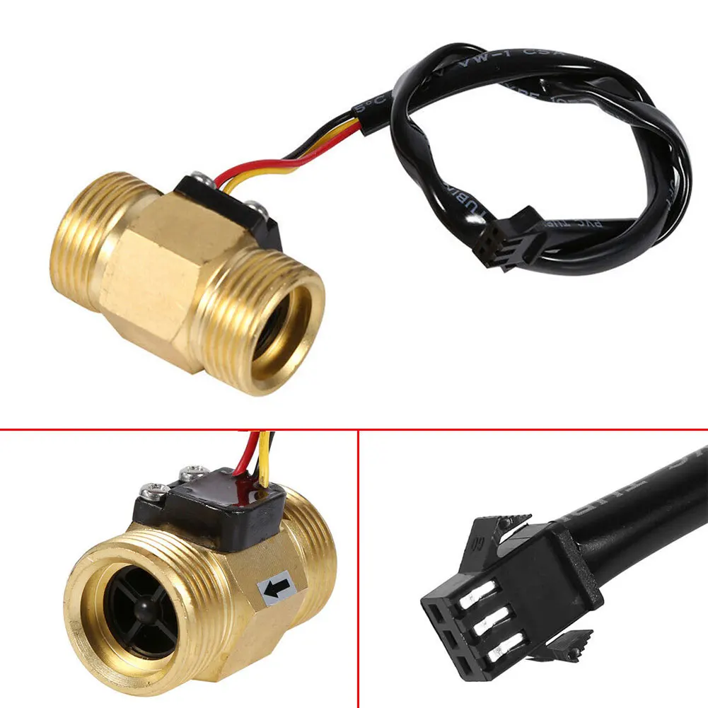 Copper 1.75MPa Home G3/4inch DN20 Flowmeter Measurement Replacement Easy Install Stable Liquid Water Flow Sensor Meter Durable 
Copper 1.75MPa Home G3/4inch DN20 Flowmeter Measurement Replacement Easy Install Stable Liquid Water Flow Sensor Meter Durable